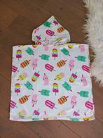 Maat 104 / 110 : badjas badpak cape poncho handdoek ijsjes, Kinderen en Baby's, Kinderkleding | Maat 110, Ophalen of Verzenden
