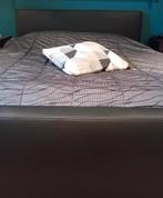 Boxspring 2 personen, Ophalen, Zwart, Tweepersoons, Zo goed als nieuw