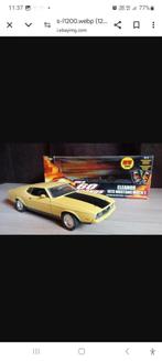 Ford mustang match 1 eleonor 1973 1:18, Ophalen, Nieuw, ERTL