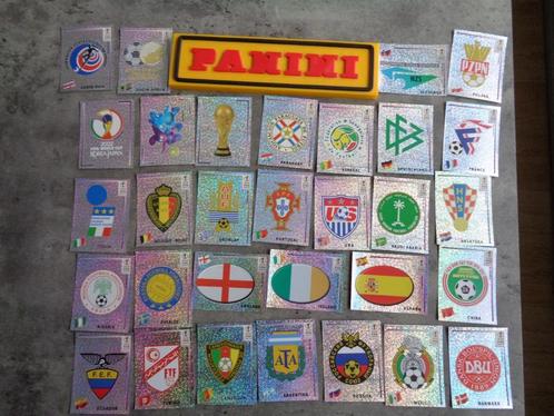 PANINI VOETBAL STICKERS WORLD CUP 2002   emblemen 31x, Hobby en Vrije tijd, Stickers en Plaatjes, Ophalen of Verzenden