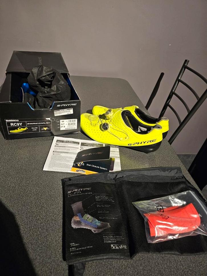 Shimano S-phyre racefiets schoenen carbon zool, Kleding | Heren, Schoenen, Zo goed als nieuw, Overige kleuren, Ophalen