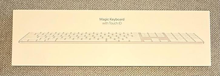 Apple Magic Keyboard with Touch ID - Ongeopend, Computers en Software, Toetsenborden, Nieuw, Azerty, Draadloos, Ophalen of Verzenden