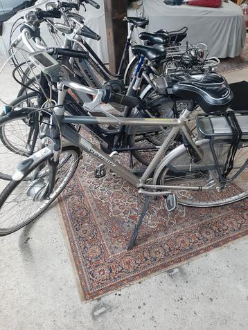 Lot van 5 electrische fietsen Sparta,Gazelle,Batavus, koga , beschikbaar voor biedingen