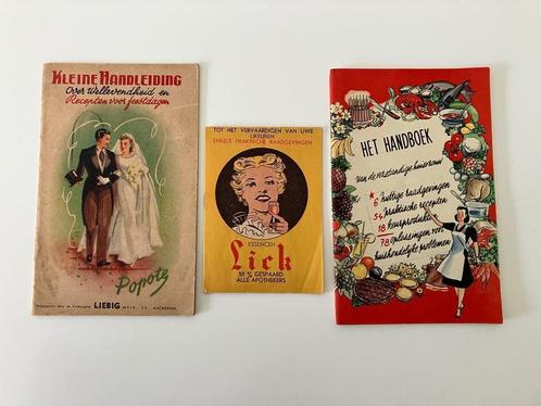 Vintage Liebig handboek handleiding Lick, Antiek en Kunst, Curiosa en Brocante, Ophalen of Verzenden