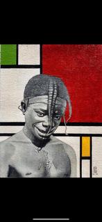 Origineel werk — Lourdes Nelly, Antiek en Kunst, Kunst | Schilderijen | Modern, Ophalen of Verzenden