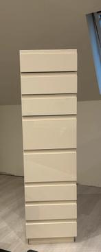 Ladenkast met 8 laden , in hoogglans Ral 9001, Enlèvement, Comme neuf