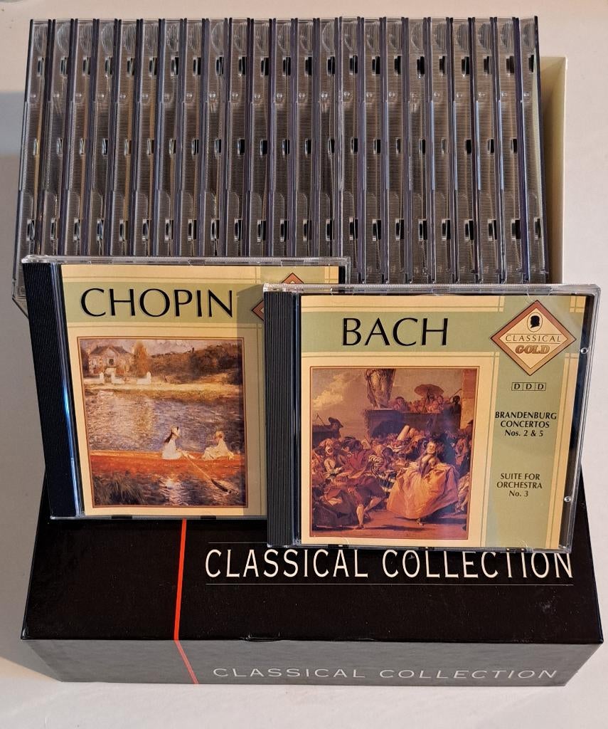 Classical Gold Collection, 25 CD box, als nieuw, Cd's en Dvd's, Cd's | Klassiek, Zo goed als nieuw, Kamermuziek, Boxset, Ophalen