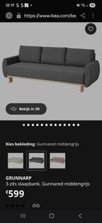 Slaapbank, Huis en Inrichting, Slaapkamer | Slaapbanken, Ophalen, Grijs