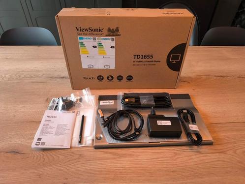 Viewsonic TD1655 extern usb c scherm, Computers en Software, Monitoren, Zo goed als nieuw, Touchscreen, LED, HD, Ophalen of Verzenden