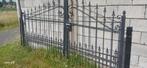 Tuinpoort zwarte coating goeie staat, Tuin en Terras, Tuinhekken en Hekwerk, Ophalen, Gebruikt, IJzer, Met poort