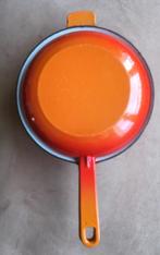 Le Creuset : twee in één of voor tarte tatin, Huis en Inrichting, Keuken | Potten en Pannen, Gebruikt, Gietijzer, Overige typen