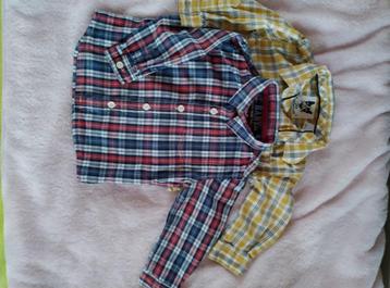 Jongenshemdjes Knot so bad en Tex baby 80 beschikbaar voor biedingen