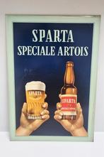 Panneau d'affichage antique spécial Sparta Artois, brasserie, Collections, Marques & Objets publicitaires, Enlèvement ou Envoi