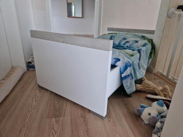Meegroeibed, Enfants & Bébés, Chambre d'enfant | Lits, Comme neuf, Moins de 140 cm, Moins de 70 cm, Sommier à lattes, Matelas