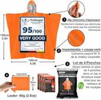 Nood survival poncho |  waterdicht | winddicht | Nieuw, Caravans en Kamperen, Regenkleding, Heren, De ezengear, -, Verzenden
