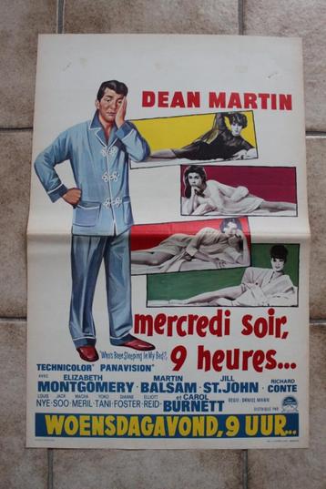 filmaffiche Dean Martin Who's Been Sleeping In... filmposter