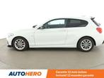 BMW 1 Serie 118 118d M Sport (bj 2016, automaat), Auto's, BMW, Automaat, Alcantara, Wit, Grijs