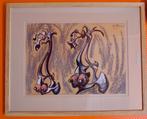 Pastelschilderij gesigneerd André Pierret, Ophalen of Verzenden