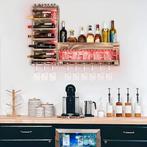 Wijnrek met led licht | thuisbar | GRATIS LEVERING, Huis en Inrichting, Verzenden, -, Nieuw, YORBAY