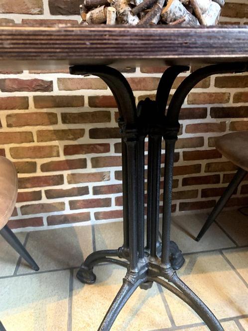 Bistrotafels gietijzer binnen of op het terras | horeca, Huis en Inrichting, Tafels | Statafels, Zo goed als nieuw, Ophalen of Verzenden