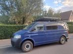 Volkswagen transporter T5 4motion, dubbel cabine 5pl, Auto's, 4 deurs, Stof, 4x4, Blauw