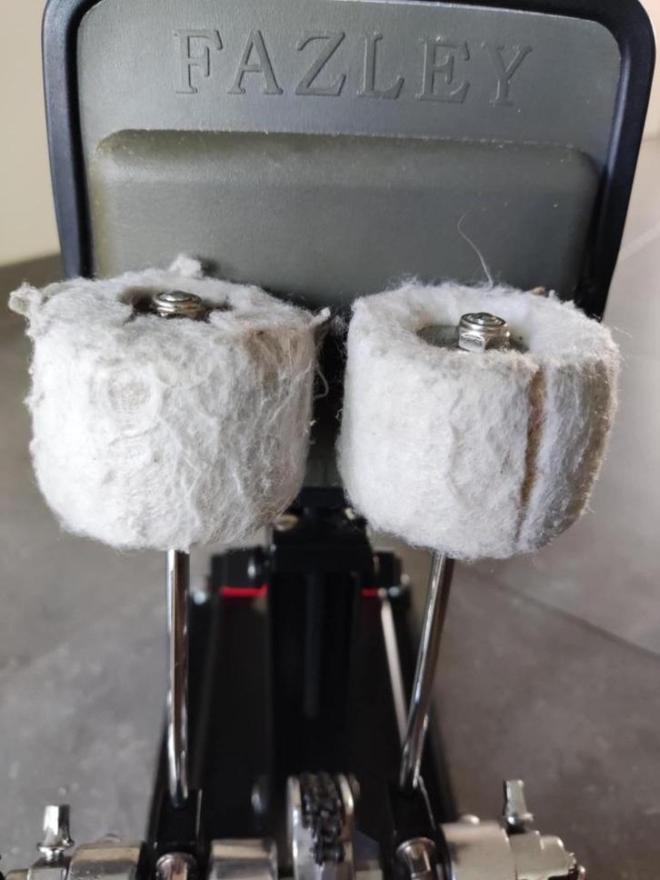 Dubbele bassdrumpedalen van Stagg, Muziek en Instrumenten, Drumstellen en Slagwerk, Gebruikt, Overige merken, Ophalen of Verzenden