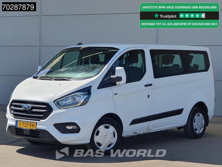 Ford Transit Custom 105pk Personenvervoer Incl.BPM/Ex. BTW 9, Auto's, Bestelwagens en Lichte vracht, Bedrijf, Te koop, Airconditioning