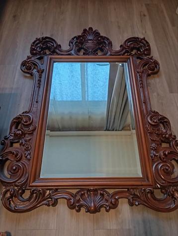 Grand miroir poli... Hauteur 113 CM/87 CM disponible aux enchères