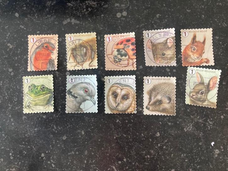 België OBP 4951/60, Postzegels en Munten, Postzegels | Europa | België, Gestempeld, Frankeerzegel, Met stempel, Gestempeld, Ophalen of Verzenden