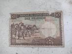 1942 Banque du congo dix francs, Ophalen of Verzenden