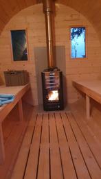 Mobiele barrel sauna, Finlandais ou Traditionnel, Enlèvement, Sauna complet, Neuf