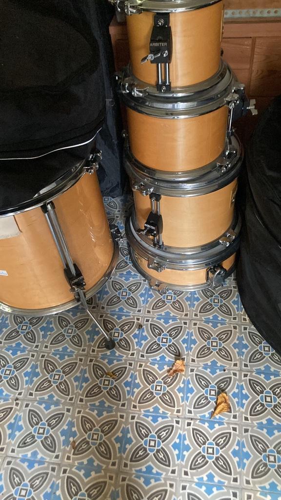 Drumstel Arbiter, Muziek en Instrumenten, Drumstellen en Slagwerk, Zo goed als nieuw, Overige merken, Ophalen