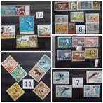 5 partijen postzegels met een Olympisch thema, Postzegels en Munten, Postzegels | Europa | België, Ophalen of Verzenden, Gestempeld