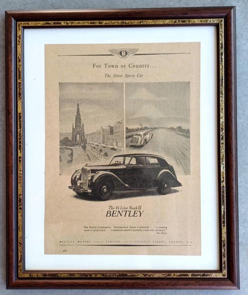 BENTLEY Mark VI – 4 ¼ litre annonce 1931, Autos : Divers, Autos divers Autre, Enlèvement ou Envoi