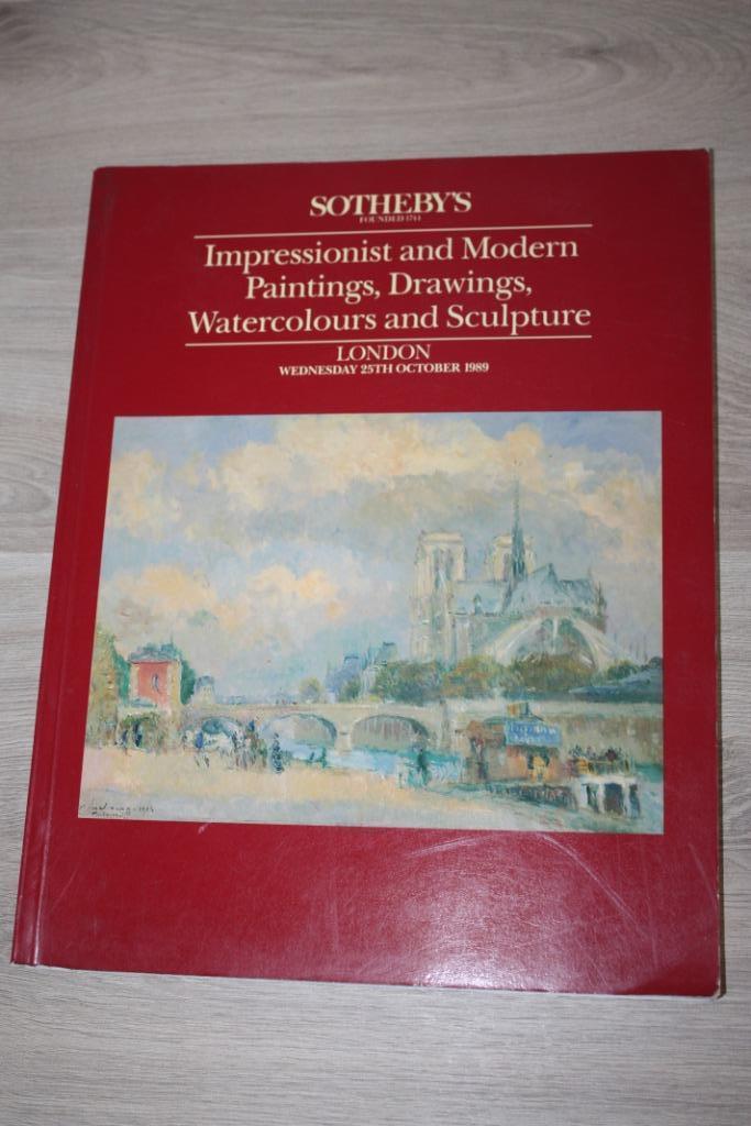 Sotheby's , Impressionist and modern paintings ,drawings, .., Livres, Art & Culture | Arts plastiques, Comme neuf, Peinture et dessin