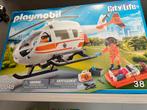 Playmobiel helicopter, Kinderen en Baby's, Speelgoed | Playmobil, Ophalen, Zo goed als nieuw