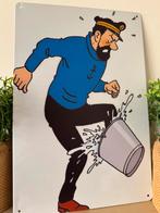 Plaque murale en métal Tintin, Enlèvement ou Envoi, Neuf, Panneau publicitaire