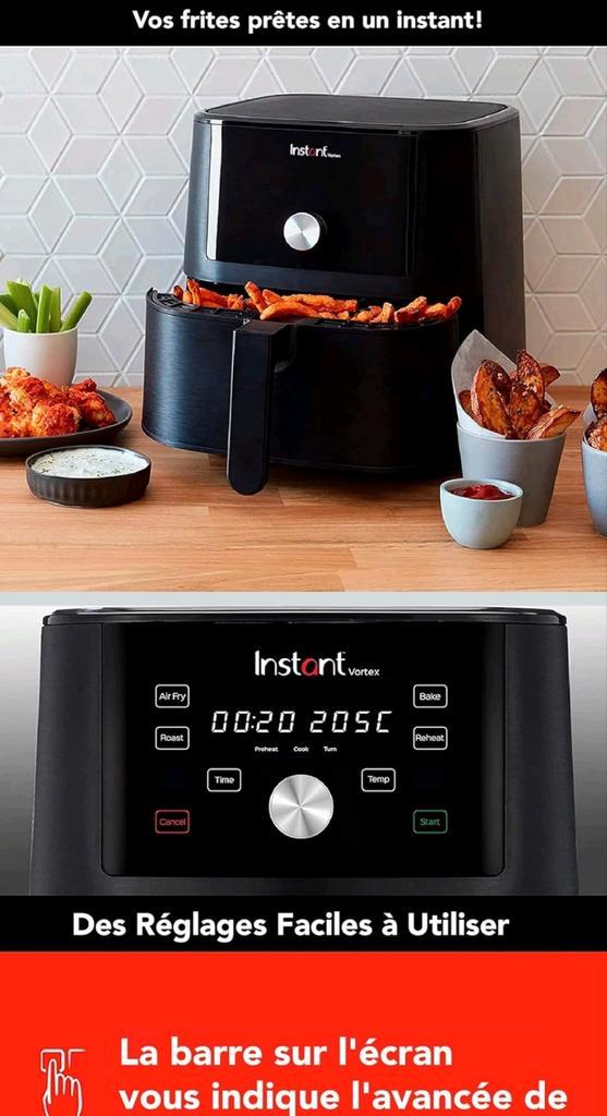 💫⭐️ New Instant pot airfryer 4 en 1 Vortex 6 Plus d'Instant, Electroménager, Grille-pain, Neuf, Enlèvement