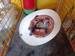 Brandweerhelm, Verzamelen, Overige Verzamelen, Ophalen of Verzenden, Gebruikt