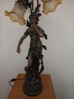 Grote tafellamp 88cm hoog, Enlèvement, Comme neuf, Métal, 75 cm ou plus