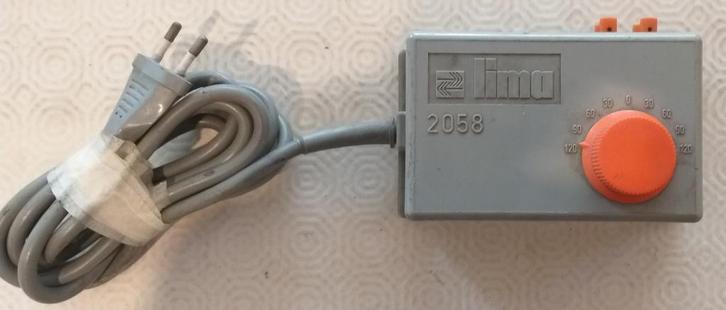 LIMA DIMMERTRANSFORMATOR, Hobby en Vrije tijd, Modeltreinen | H0, Gebruikt, Transformator of Voeding, Lima, Ophalen of Verzenden