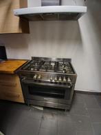 Gasfornuis, dampkak en keuken kasten, Elektronische apparatuur, Fornuizen, Ophalen, 60 cm of meer, Zo goed als nieuw, Gas