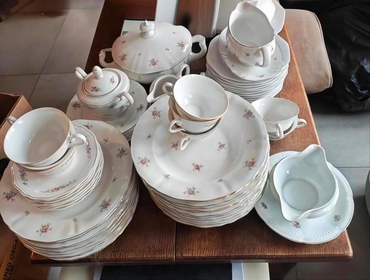 RARE : Service de table Rheinkrone Bavaria, Antiquités & Art, Antiquités | Services (vaisselle) complet, Enlèvement