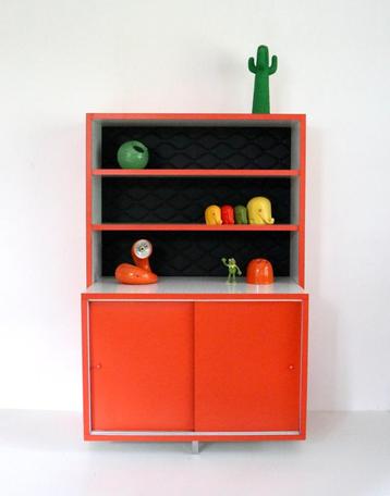 Vintage Seventies Kastje - Retro formica kast jaren 70 beschikbaar voor biedingen
