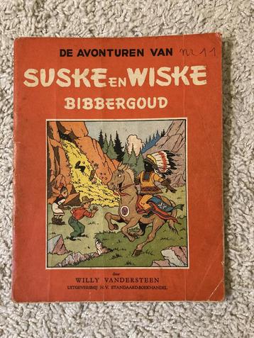 Suske en Wiske - Nr. 18 - Bibbergoud - Vroege herdruk, 1952 beschikbaar voor biedingen