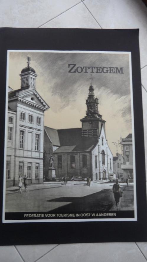Affiche Zottegem, Verzamelen, Merken en Reclamevoorwerpen, Zo goed als nieuw, Reclamebord, Ophalen of Verzenden