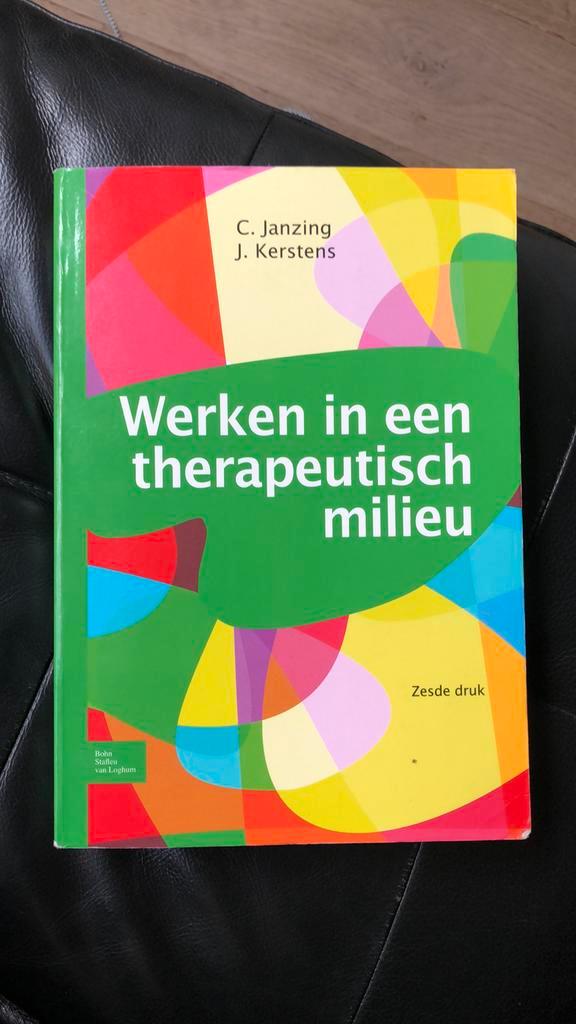 Werken in een therapeutisch milieu (zesde druk), Boeken, Psychologie, Gelezen, Ophalen of Verzenden