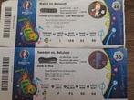 2 voetbaltickets België EK 2016, Verzamelen, Ophalen of Verzenden, Gebruikt