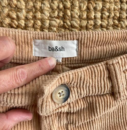 Toffe ba&sh ribfluwelen broek (0/XS), Kleding | Dames, Broeken en Pantalons, Nieuw, Maat 34 (XS) of kleiner, Overige kleuren, Lang