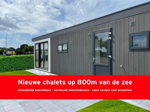 Nieuwpoort - Nieuwe chalets - Broker (REF 90228), Caravanes & Camping, Caravanes résidentielles, Plus de 6, Enlèvement ou Envoi